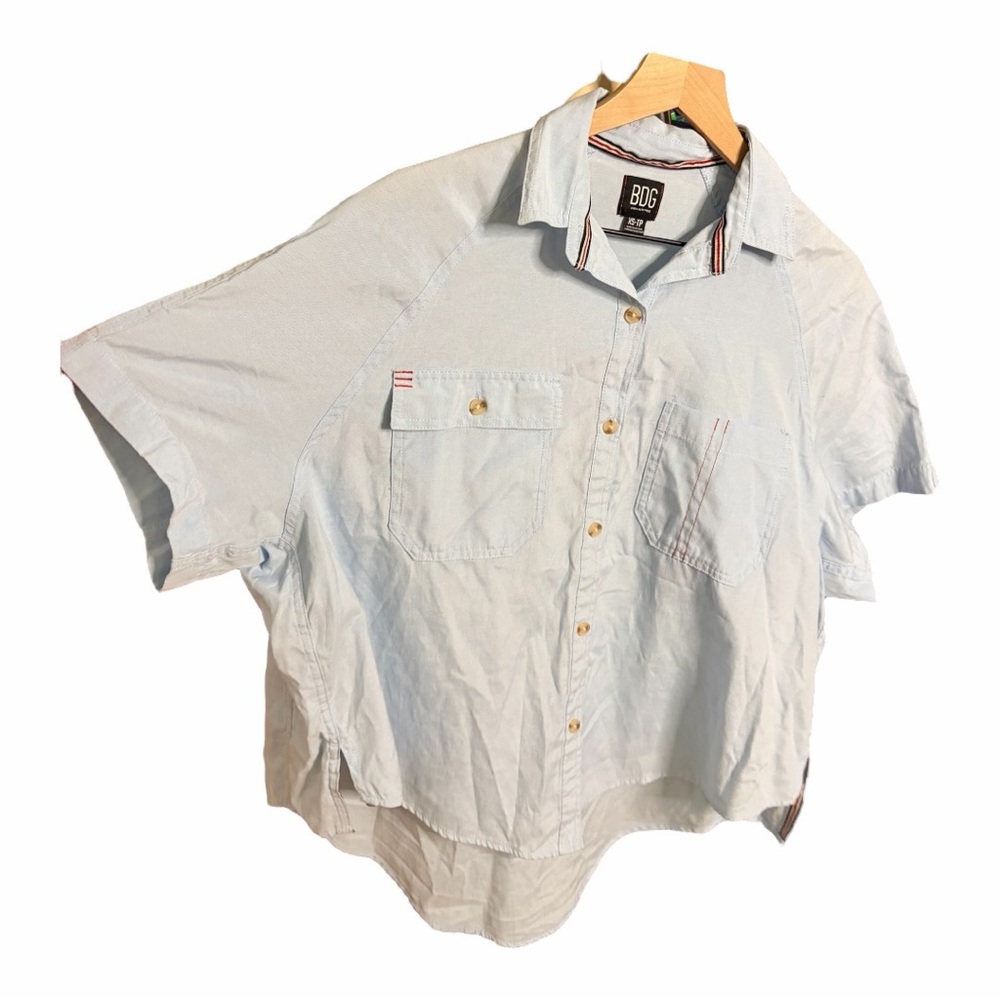 Bdg Light Blue Button Down Shirt - image 3
